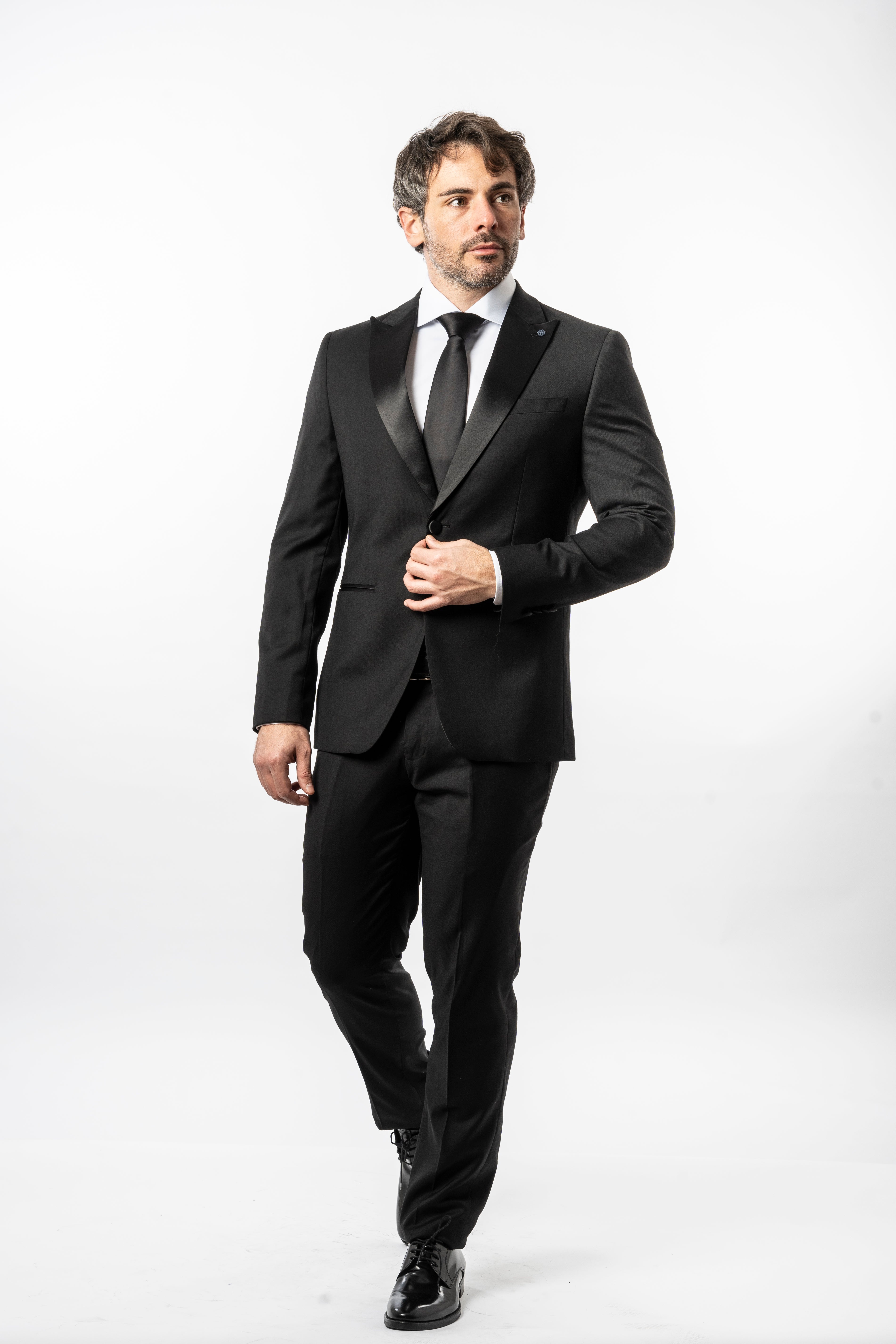 Abito Smoking slim 2 pezzi - Vinc Smoking Nero
